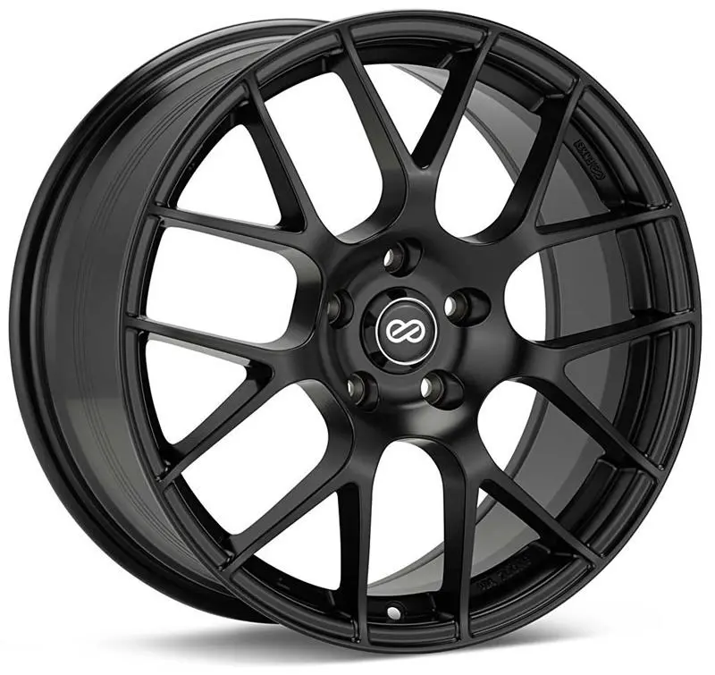 Enkei Raijin 18X8 45Mm Offset 5X114.3 Bolt Pattern 72.6 Bore Dia Matte Black Wheel 1