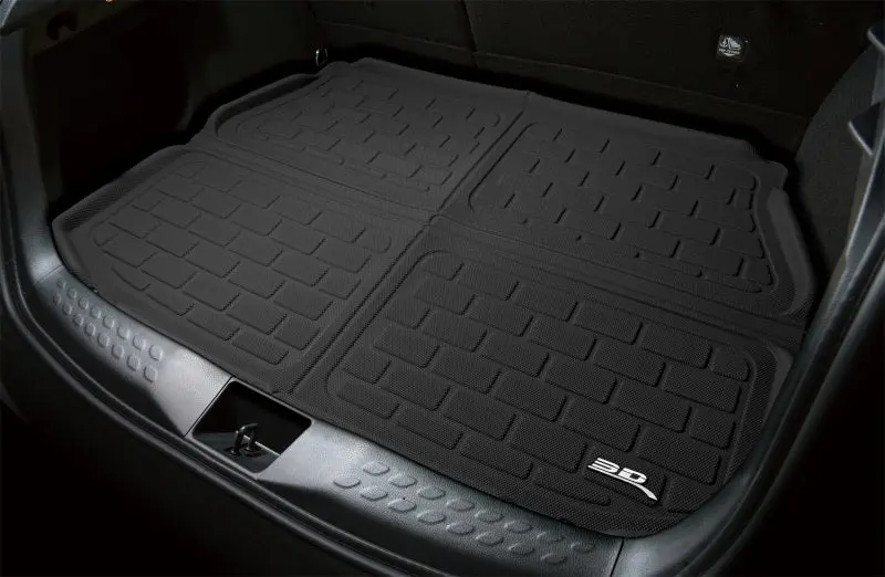 3D Maxpider 19-21 Bmw X5 (G05) Behind 2Nd Row With Cargo Net Kagu Cross Fold Cargo Liner - Black 2