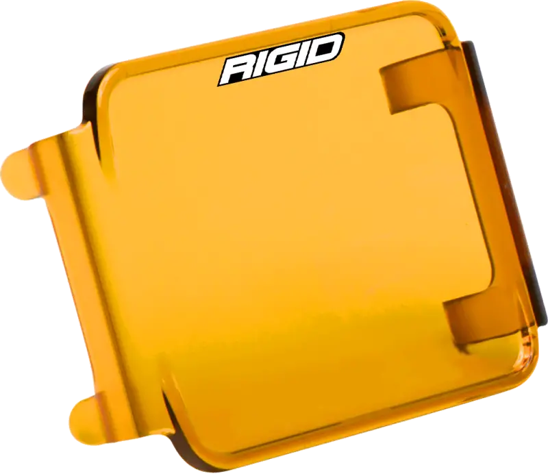Rigid Industries Protective Polycarbonate Cover - Dually/D2 - Yellow 1