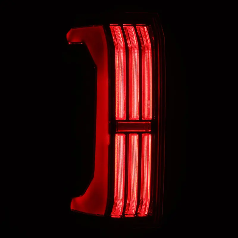 Alpharex 24-25 Toyota Tacoma Nova-Series Led Prismatic Tail Lights - Black 2