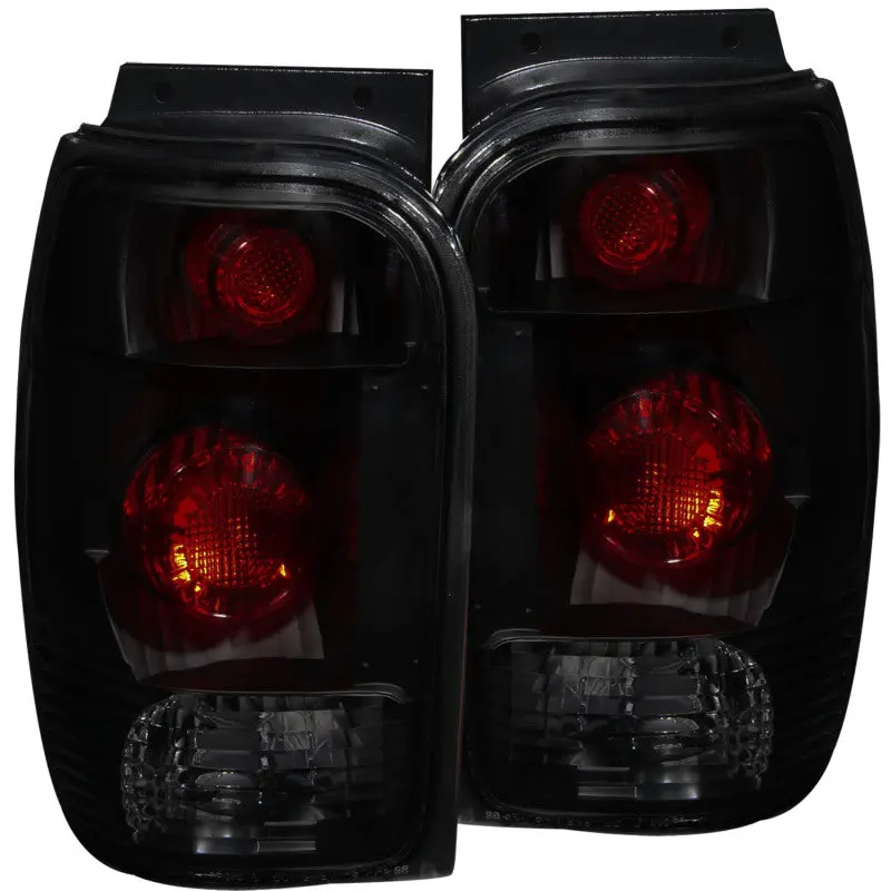 Anzo 1998-2001 Ford Explorer Taillights Dark Smoke 1