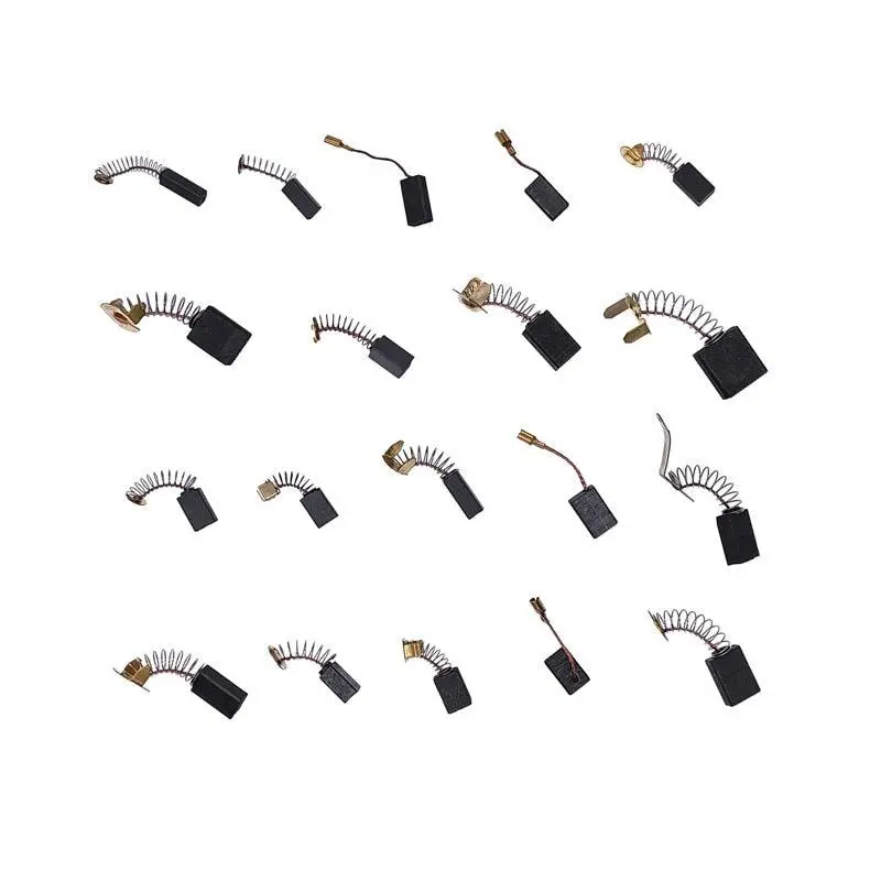 2Pcs Carbon Brush Drill Electric Grinder Replacement Carbon Brush Graphite Copper Spare Parts For Electric Motors Graphite Brush 1