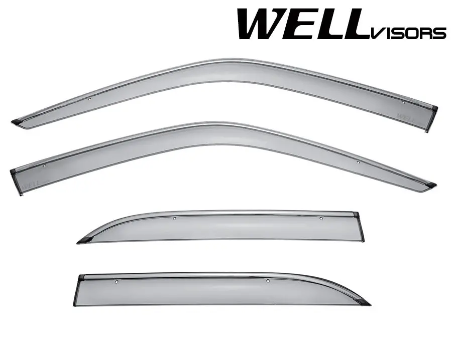 Well Visors Lexus Ls400 90-94 With Chrome Trim 1
