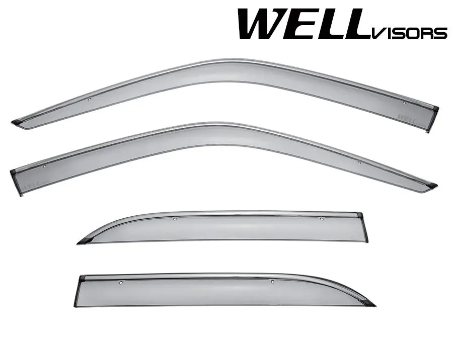 Well Visors Lexus Ls400 95-00 With Chrome Trim 1