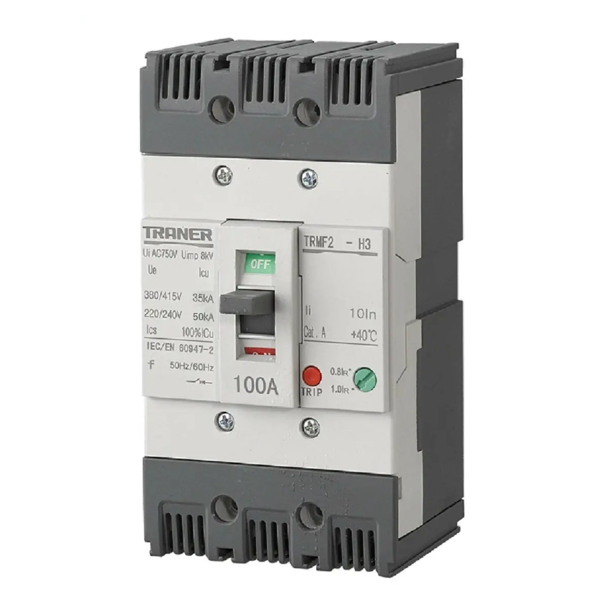 3 Pole Mccb Thermal Adjustable Trmf2-125 230V/50Ka 3P 15-125A Mould Case Circuit Breaker 1