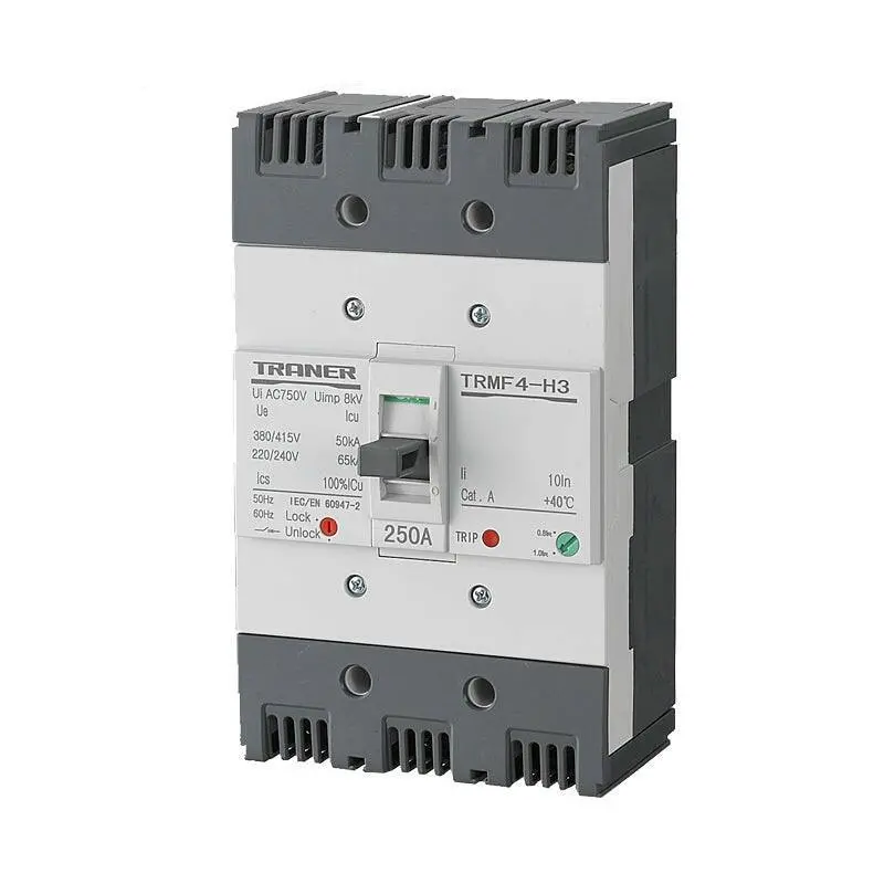 3 Pole Mccb Trmf4-250 415V/37Ka 3P 100-250A Mould Case Circuit Breaker 1