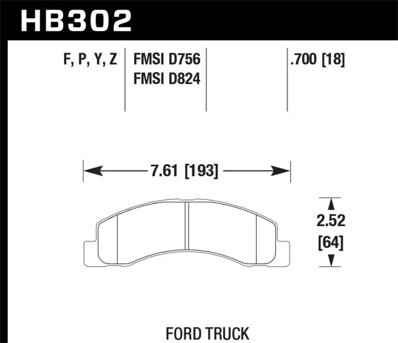 Hawk Lts Street Brake Pads 2