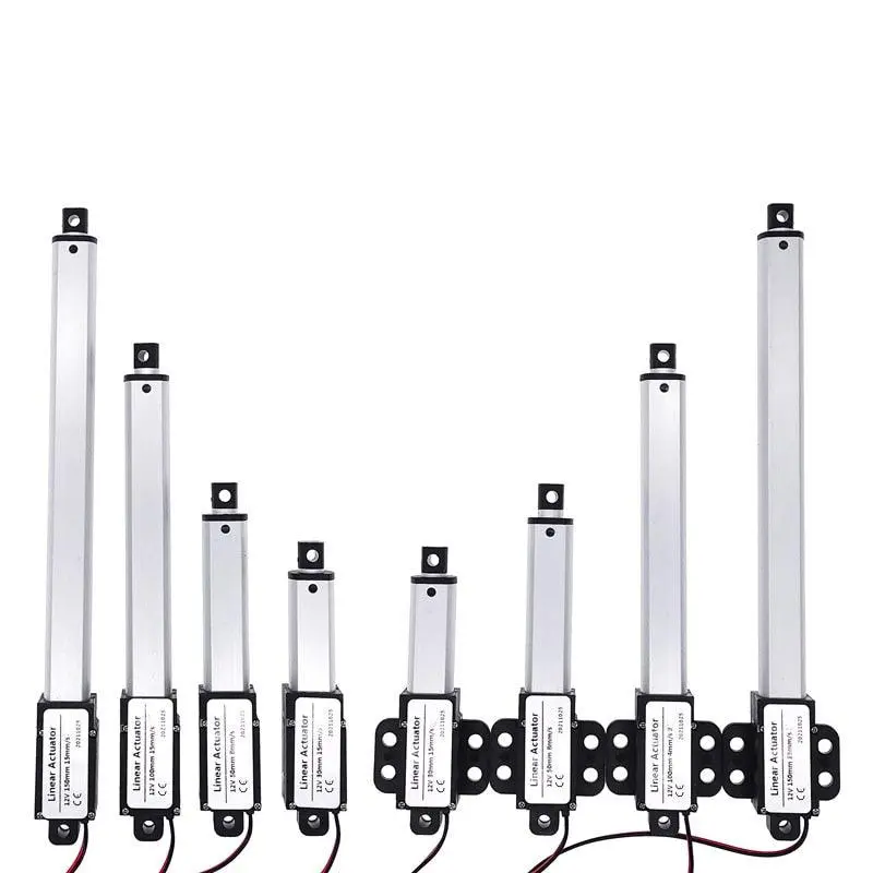 30Mm Dc 12V Mirco Electric Linear Actuator 30N/60N/90N/150N Motor Controller Mini Eectric Push Rod Putter 1