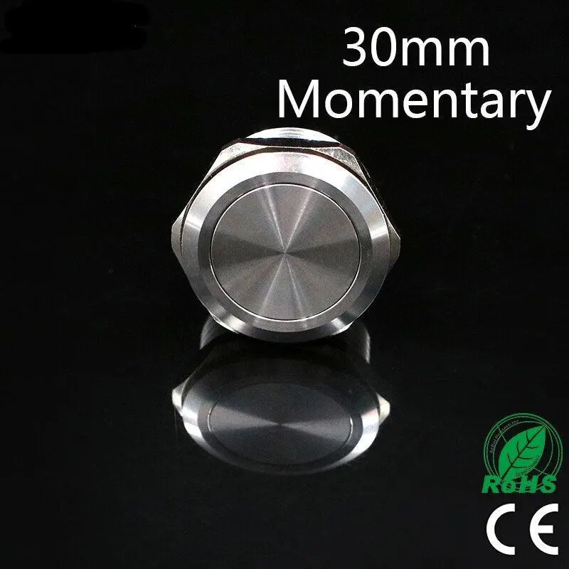 Earu -30Mm Metal Momentary Push Button Switch 1
