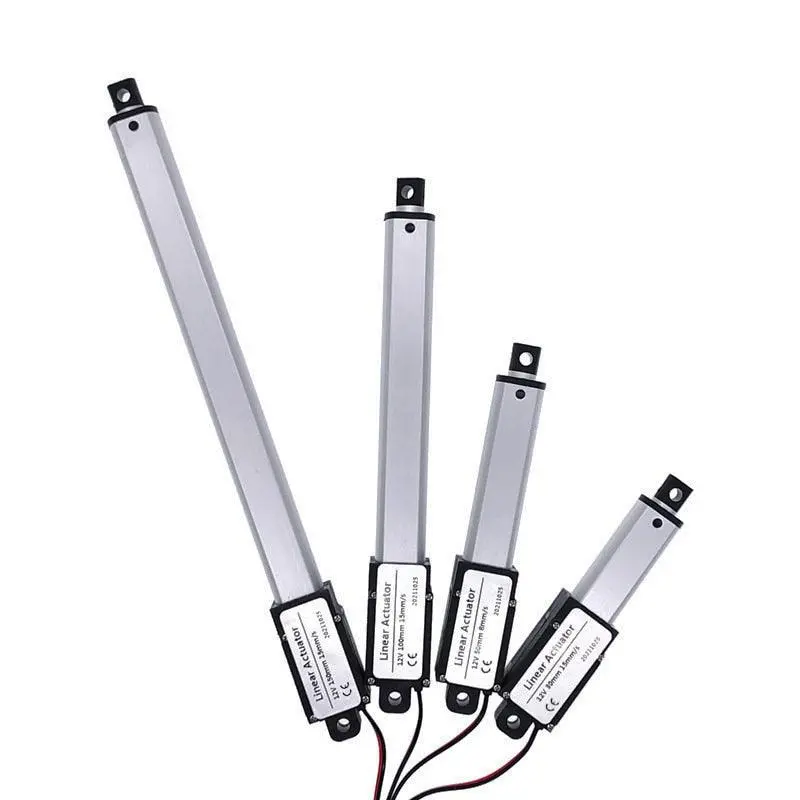 30Mm/50Mm/100Mm/150Mm Dc 12V Mirco Electric Linear Actuator 30N/60N/90N/150N Motor Controller Mini Eectric Push Rod Putter 1