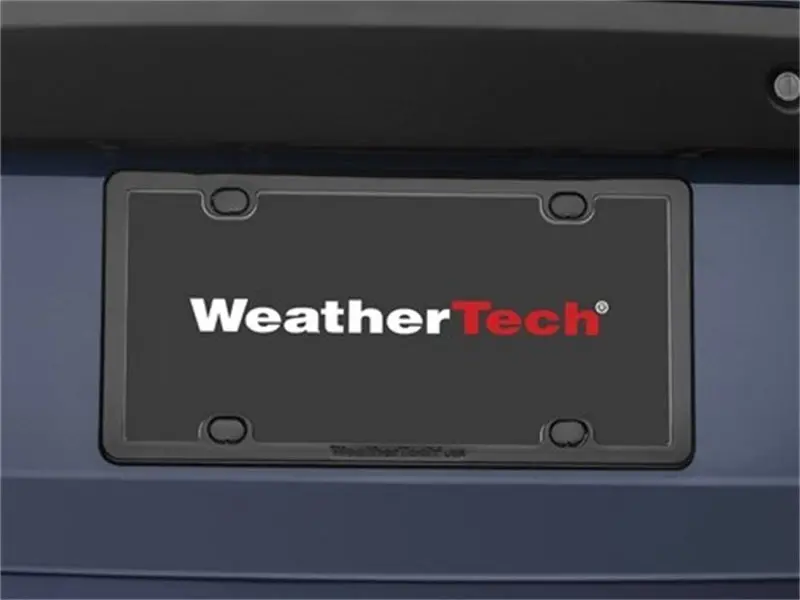 Weathertech License Plate Frame Kit - Black 1