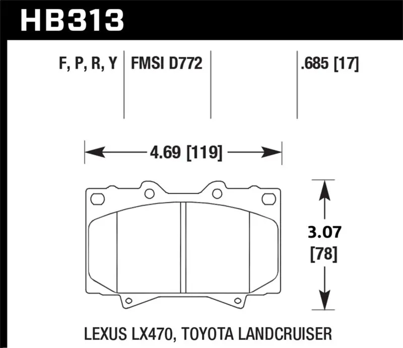 Hawk Lts Street Brake Pads 2