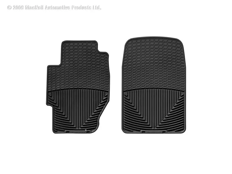 Weathertech 03 Honda Civic Hybrid Front Rubber Mats - Black 1