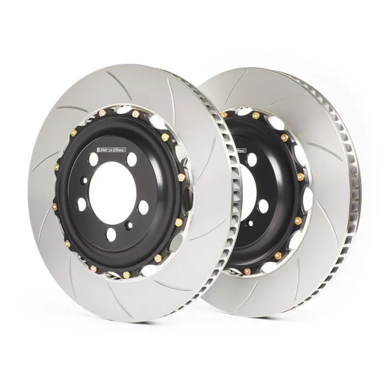 Girodisc 2021+ Hyundai Elantra N/I30 N / 21-23 Hyundai Kona N Slotted Front Rotors 1