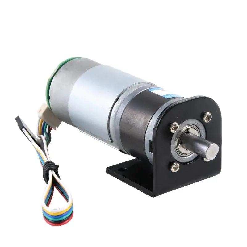 36Mm 555 Planetary Gear Motor Encoder Dc 12V 24V Speed 11-1540Rpm Coding Signal Feedback High Torque 100Kg Metal Gearbox Moter 3