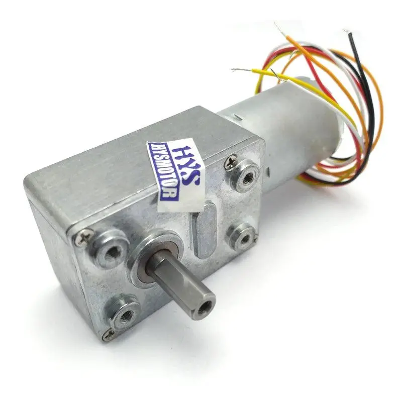 370 Brushless Motor Gear 12V 24V Dc Electric Motor Bldc Metal Gearbox Worm Reduce Mni Motor Jgy370 1