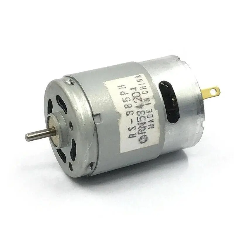 385 Mico Dc Motor 6V 12V 24V 28V High Speed 3500Rpm-15300Rpm Metal Electric For Rc Toy Car Boat Model Vacuum Cleaner Rs385 1