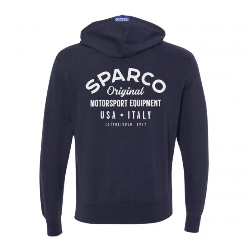 Sparco Sweatshirt Zip Garage Nvy - Medium 1