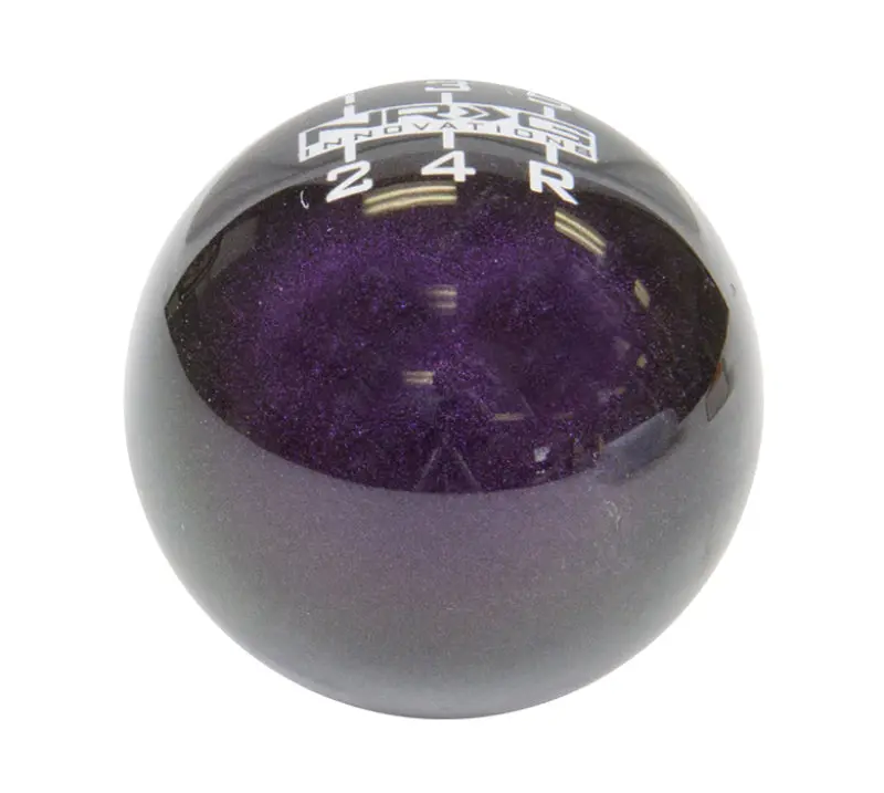 Nrg Universal Ball Style Shift Knob - Heavy Weight 480G / 1.1Lbs. - Green/Purple (5 Speed) 1