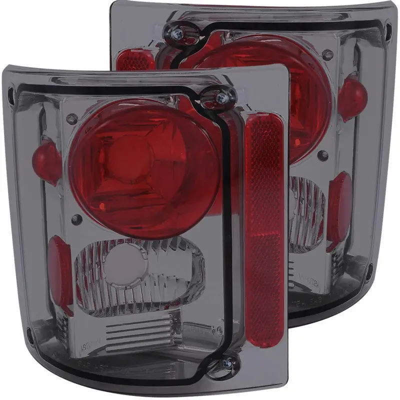 Anzo 1973-1987 Chevrolet C 10 Taillights Smoke 1