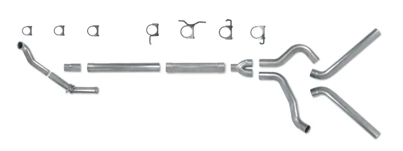 Diamond Eye Kit 4In Turbo Back Mflr Rplcment Pipe Dual Alum94-97 5 7 3L F250/F350 Pwrstroke Nfs 1