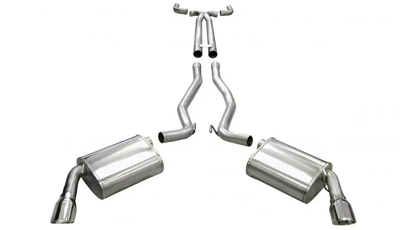 Corsa 2010-2013 Chevrolet Camaro Convertible Ss 6.2L V8 Manual Polished Sport Cat-Back + Xo Exhaust 1