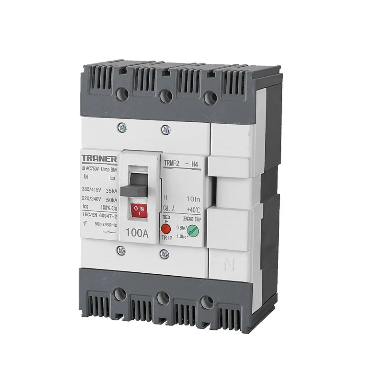 4 เสา Mccb ปรับความร้อน Trmf2-125 415V / 35Ka 4P 15-125A เบรคเกอร์วงจรแม่พิมพ์ 1
