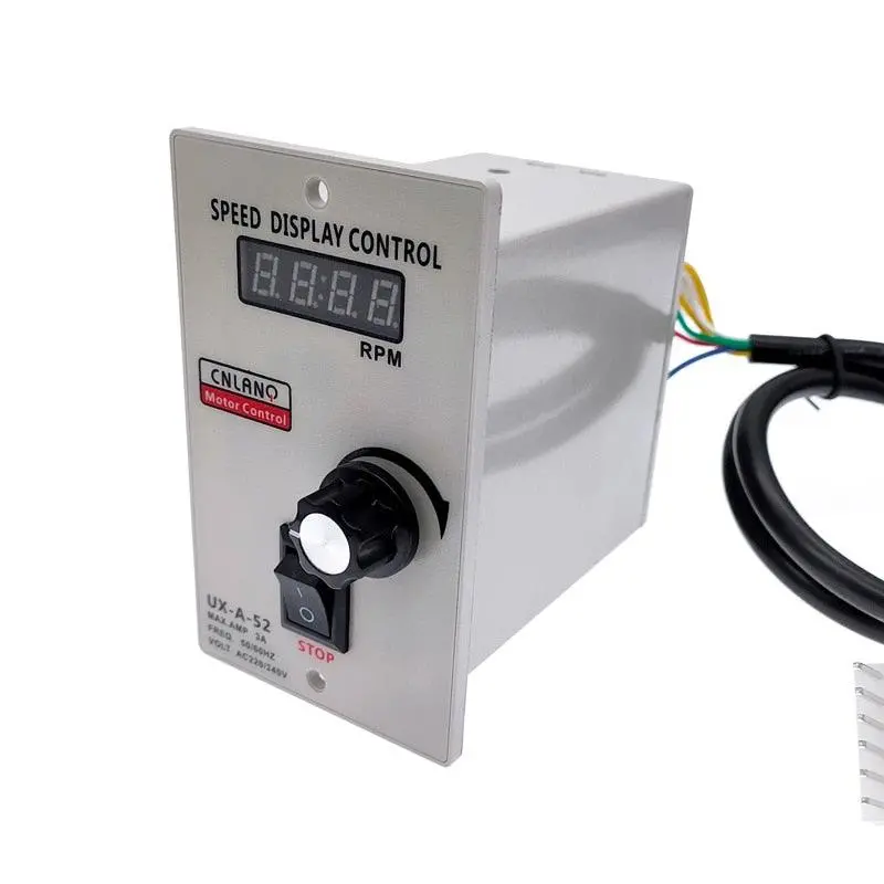 400W Ac 220V Digital Display Motor Speed Ux 52 Pinpoint Regulator Controller Forward &  Backward 50/60Hz 1