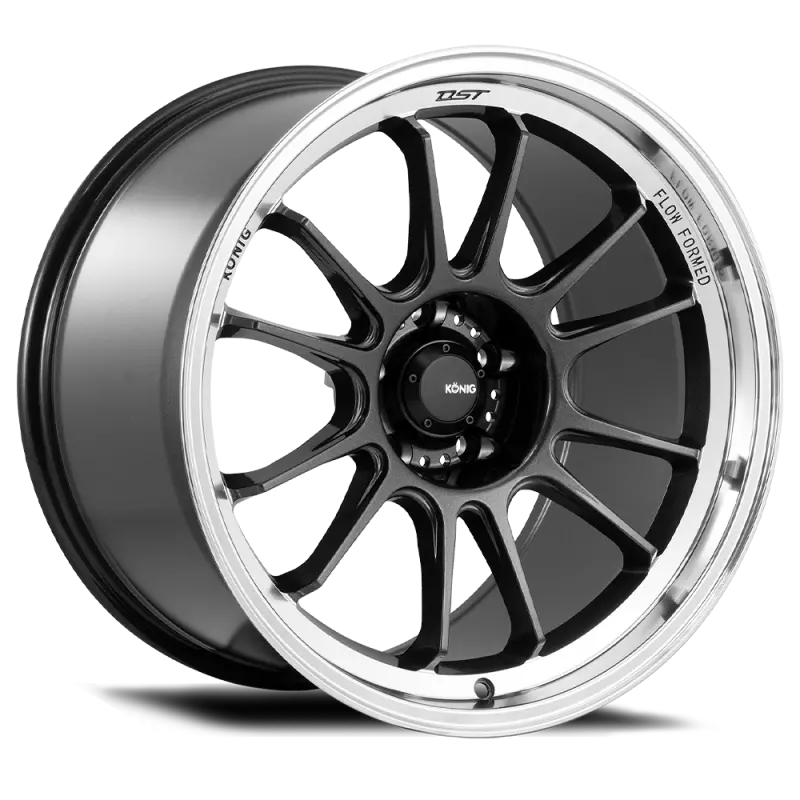 Konig Hypergram 18X8.5 5X112 Et43 Metallic Carbon W/ Machined Lip 1