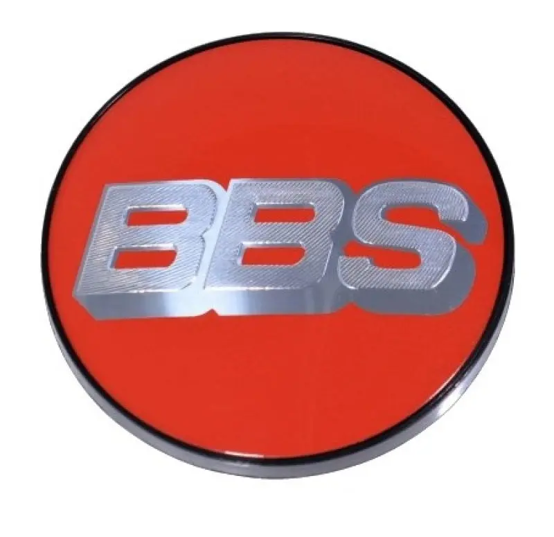 Bbs Center Cap 70.6Mm Red/Silver (5-Tab) 1