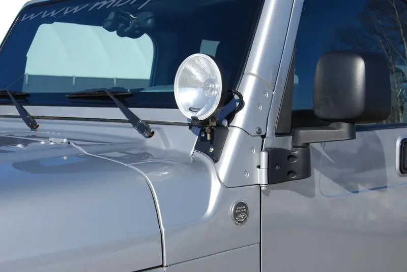 Mbrp 97-06 Jeep Wrangler Tj Windshield Light Bracket 1