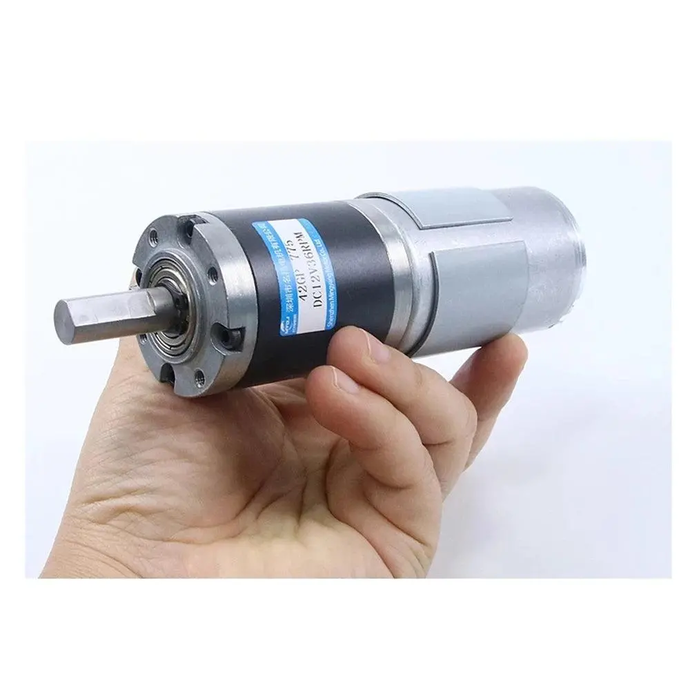 42Mm 42Gp-775 Planetary Gear Dc Reduction Motor 12V 24V Adjustable Low Speed 7-1351Rpm Pwm Electric Motor Metal High Torque 90Kg 10