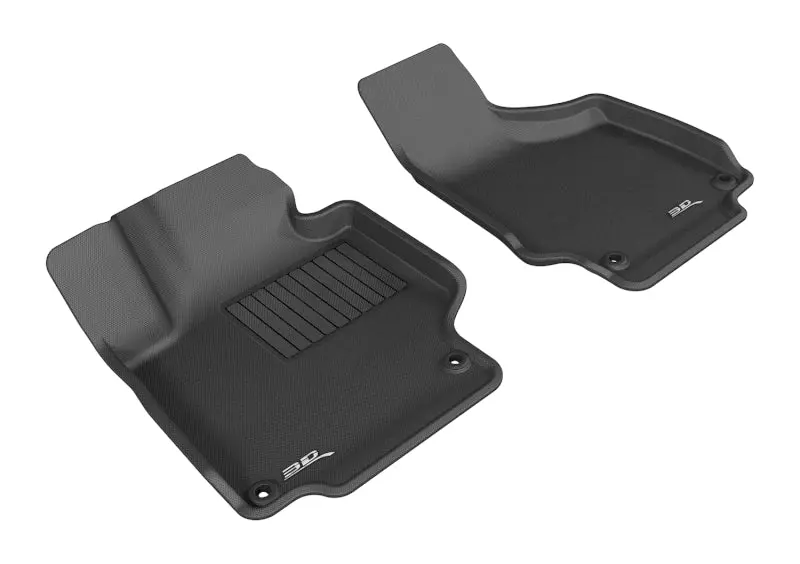 3D Maxpider 2008-2015 Audi Tt/Tts Kagu 1St Row Floormat - Black 1