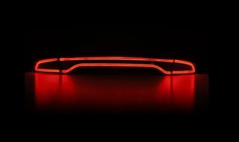 Alpharex 15-23 Dodge Charger Nova-Series Prismatic Led Tail Lights Black 2