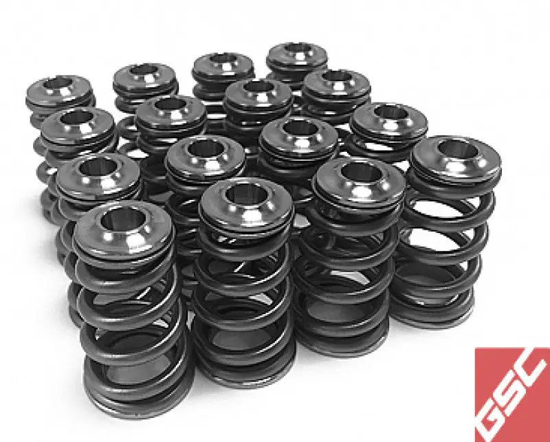 Gsc P-D Subaru Ej Series Conical Valve Spring And Ti Retainer Kit 1