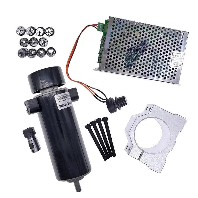 48V 500We Dc Spindle Set 0~60V Adjustable Speed Governor For Carving Machine 1