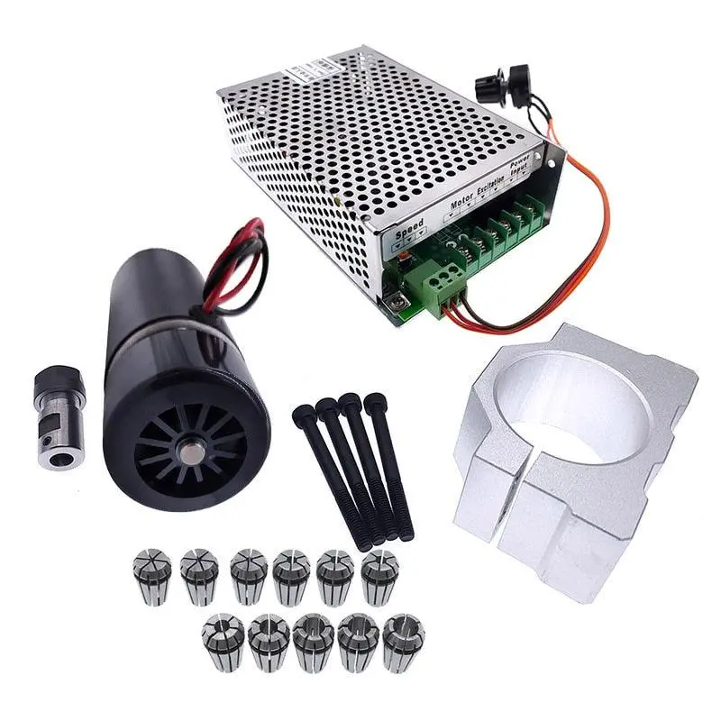 48V300w Dc Spindle Motor 0-60V Adjustable Speed Governor For Engraving Machine Spindle 1