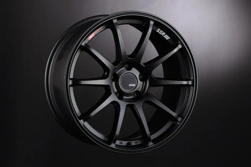 Ssr Gtv02 17X7.0 5X114.3 42Mm Offset Flat Black Wheel 1