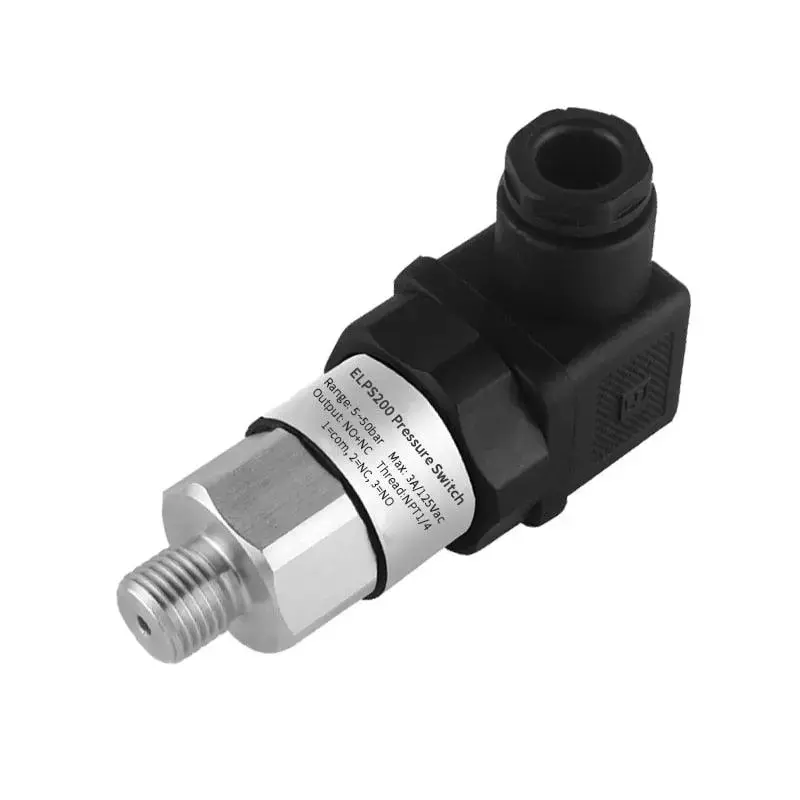 0.3-400Bar Hydraulic General Adjustable Pressure Switch Mechanical Gas Oil Water Piston Npt1/4'' Pressure Control Switch 1
