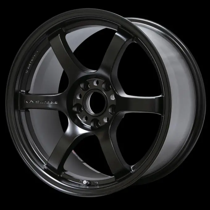 Gram Lights 57Dr 17X9.0 +38 5X114.3 Semi Gloss Black Wheel 1