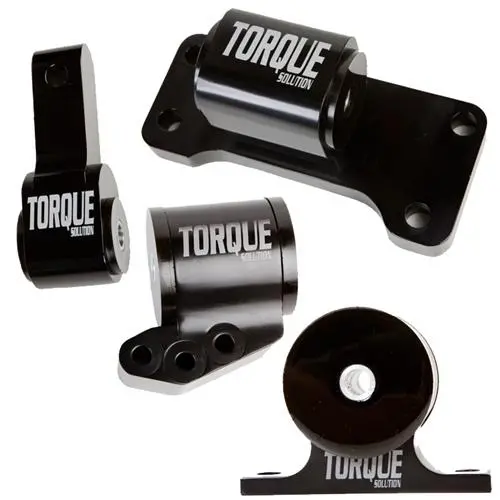 Torque Solution Billet Aluminum 4 Piece Engine Mount Kit: Mitsubishi Evolution 01-06 (5Sp Only) 1