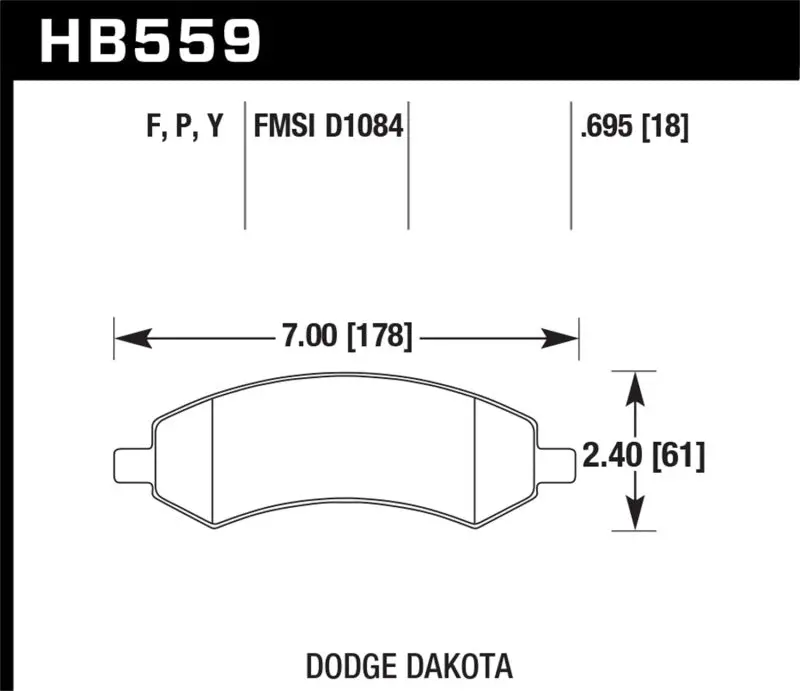 Hawk Lts Street Brake Pads 1