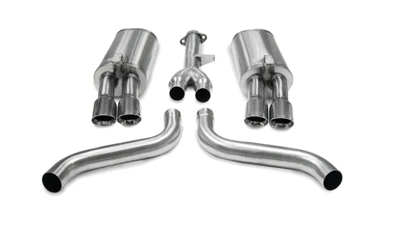 Corsa 1986-1991 Chevrolet Corvette C4 5.7L V8 L98 Polished Sport Cat-Back Exhaust 1