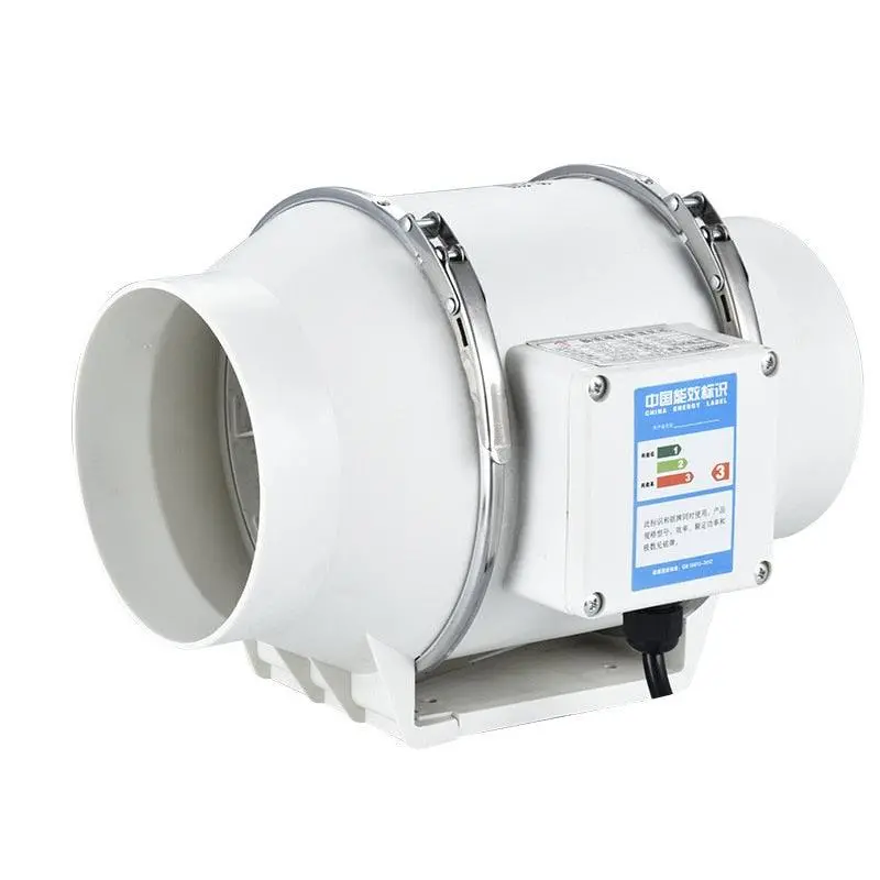 4Inch 220V Exhaust Fans Home Inline Pipe Duct Fan Extractor Ventilation 1