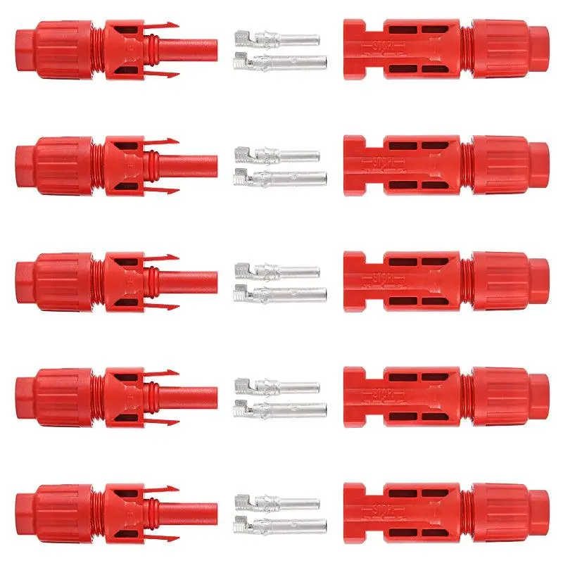 5 Pair Solar Connectors Wholesale Spanner Waterproof Solar Panel Stecker Pvmc Connector For Cable 2.5 4 6Mm2 3