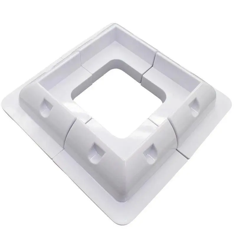 5 Set /Lot 4 X Corner Bracket Set Solar Panel Mounting Kit-White 1