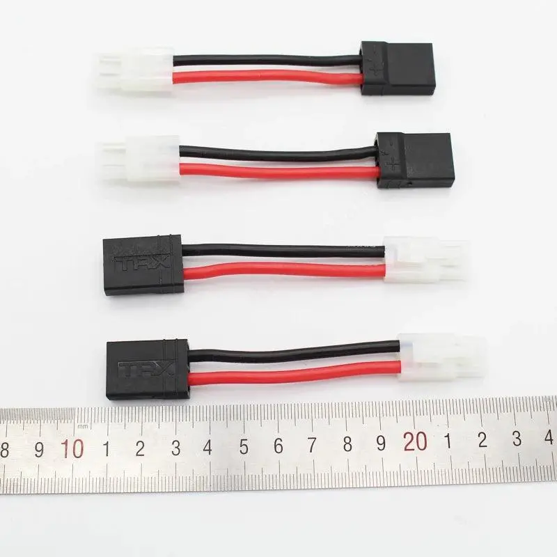 50  Pcs /Lot Tamiya Connector To Trx Female Connector Adaptor 14 Awg Cable 60Mm For Rc Part 1