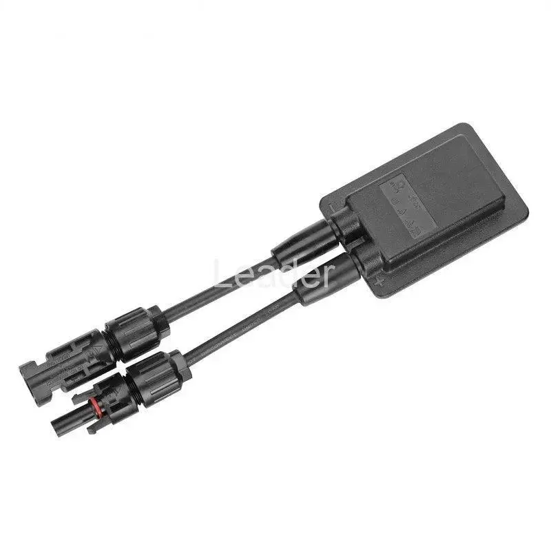 50 Pcs/Lot Solar Photovoltaic Junction Box 2 Rail Pv Cell Box With Solar Panel Connector And Cable For Solar Panel Fs0152 1