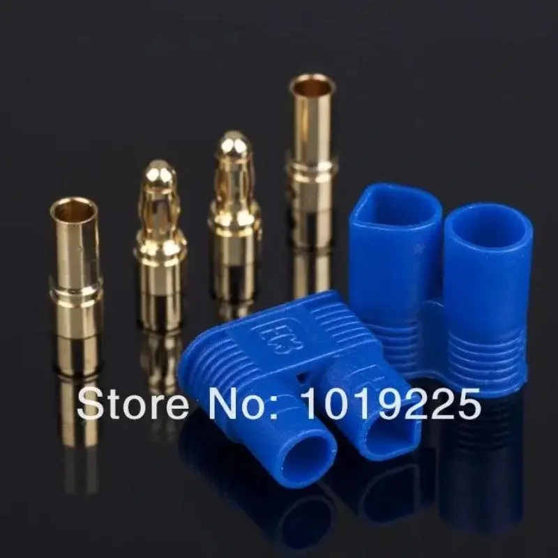 500 Pairs Ec3 Banana Plug Female Male Bullet Connector With Housing For Rc Esc Lipo Battery Motor 1