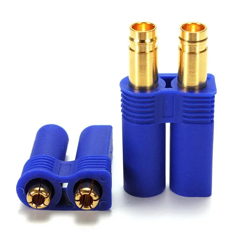 500 Pairs/Lot Ec5 Gold Bullet Connector Banana Plug Terminals With Housing For Rc Part 1